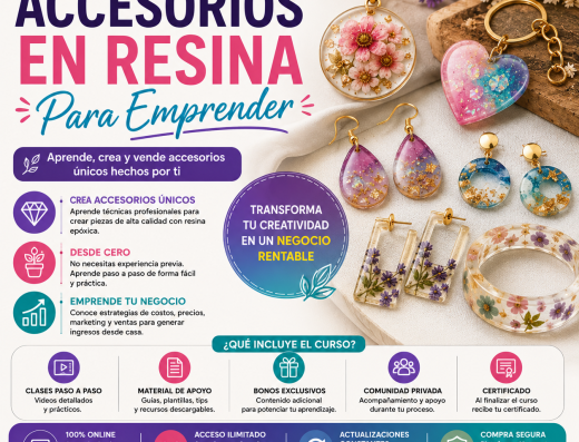 ACCESORIOS EN RESINA PARA EMPRENDER