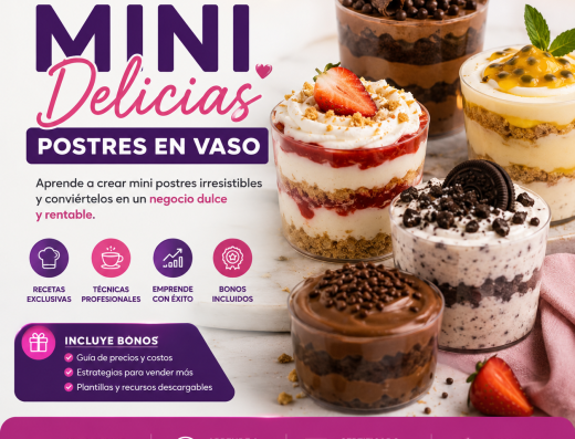 MINI DELICIAS: POSTRES EN VASO
