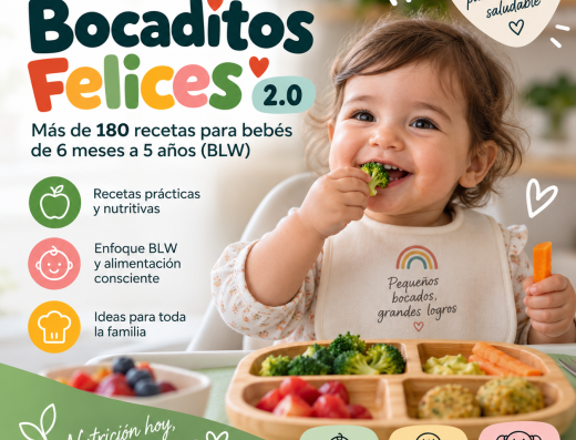Mas de 180 recetas para bebes 6 meses a 5 años BLW (by Tomy’s Adventures) – BOCADITOS FELICES 2,0